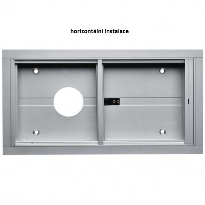 Krabice montážní pod omítku GARANT dva moduly hliníkový profil
