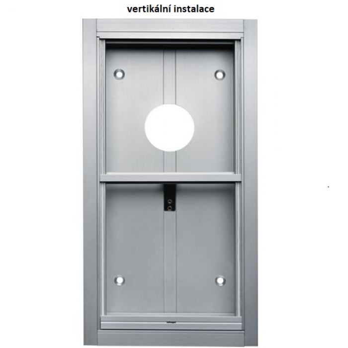 Krabice montážní pod omítku GARANT dva moduly hliníkový profil