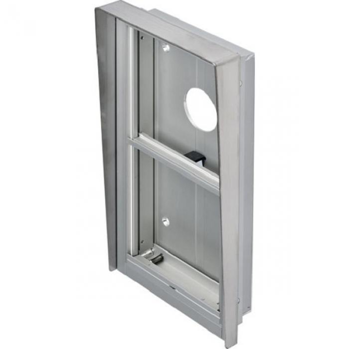 Krabice montážní pod omítku se stříškou GARANT dva moduly vertikální hliníkový profil