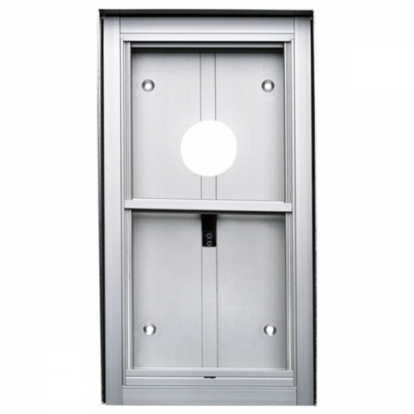 Krabice montážní pod omítku se stříškou GARANT dva moduly vertikální hliníkový profil