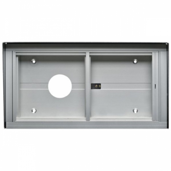 Krabice montážní pod omítku se stříškou GARANT dva moduly horizontální hliníkový profil