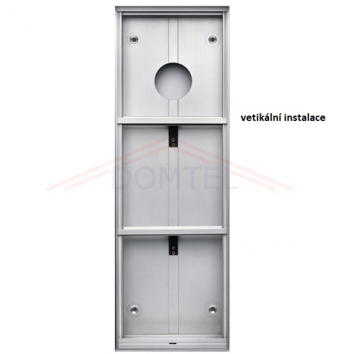Krabice montážní nad omítku GARANT tři moduly hliníkový profil