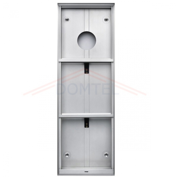 Krabice montážní nad omítku GARANT tři moduly hliníkový profil