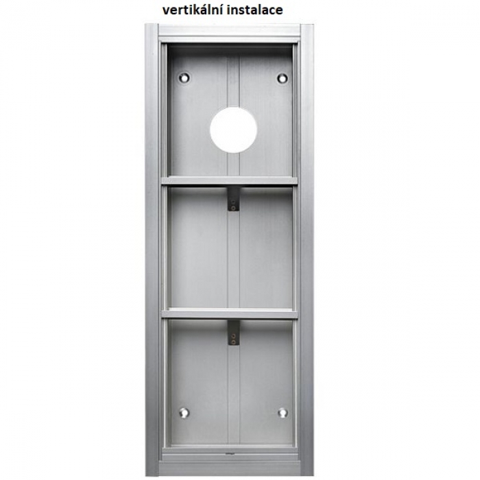 Krabice montážní pod omítku GARANT tři moduly hliníkový profil