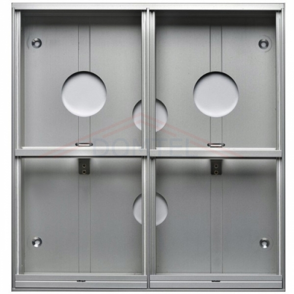 Krabice montážní nad omítku GARANT čtyři moduly hliníkový profil