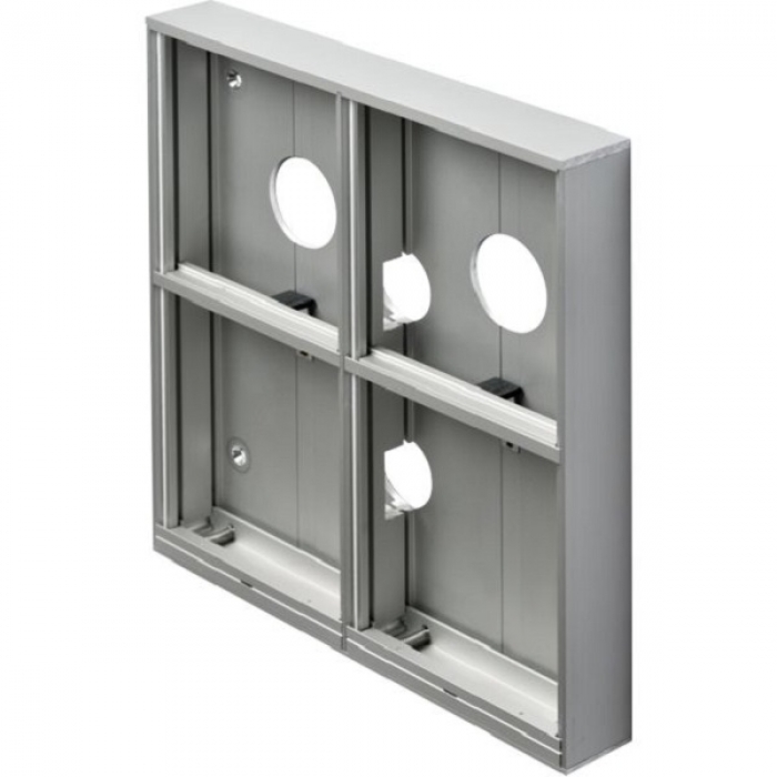 Krabice montážní nad omítku GARANT čtyři moduly hliníkový profil