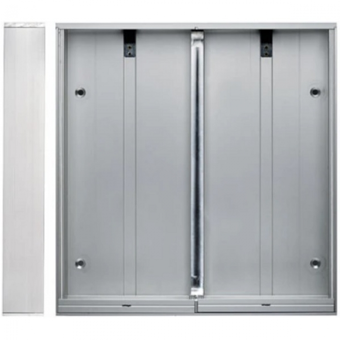 Krabice montážní nad omítku GARANT čtyři moduly jmenovník  hliníkový profil