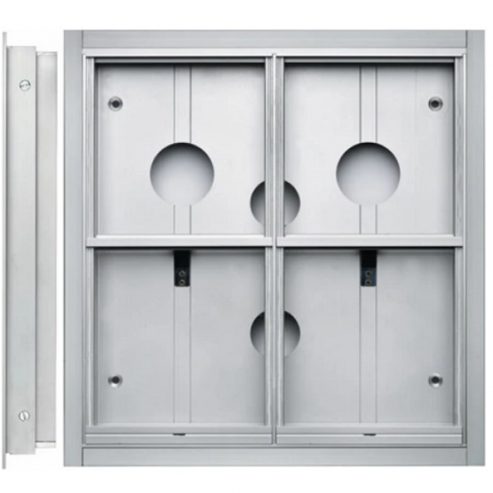 Krabice montážní pod omítku GARANT čtyři moduly hliníkový profil