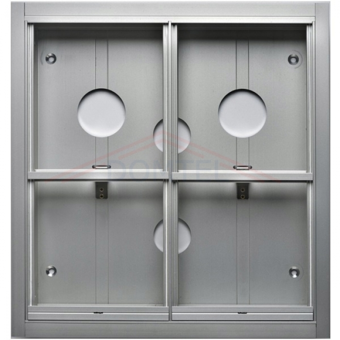 Krabice montážní pod omítku GARANT čtyři moduly hliníkový profil