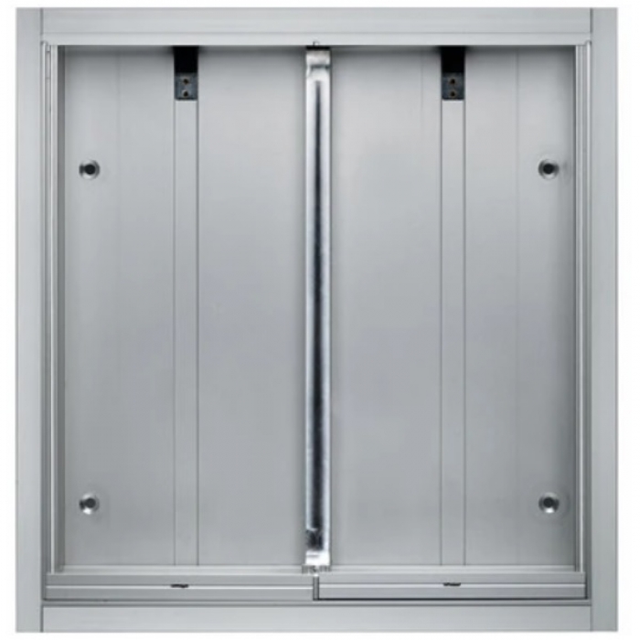 Krabice montážní pod omítku GARANT čtyři moduly jmenovník hliníkový profil