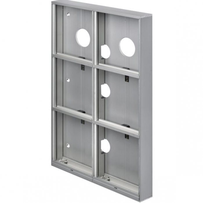 Krabice montážní nad omítku GARANT šest modulů hliníkový profil