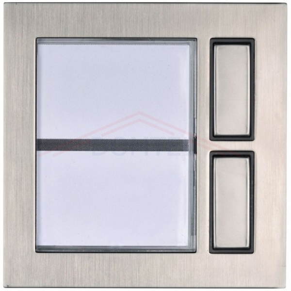 Tlačítka GARANT domácí telefony 2-BUS a videotelefony dvě vyzváněcí tlačítka barva nerez