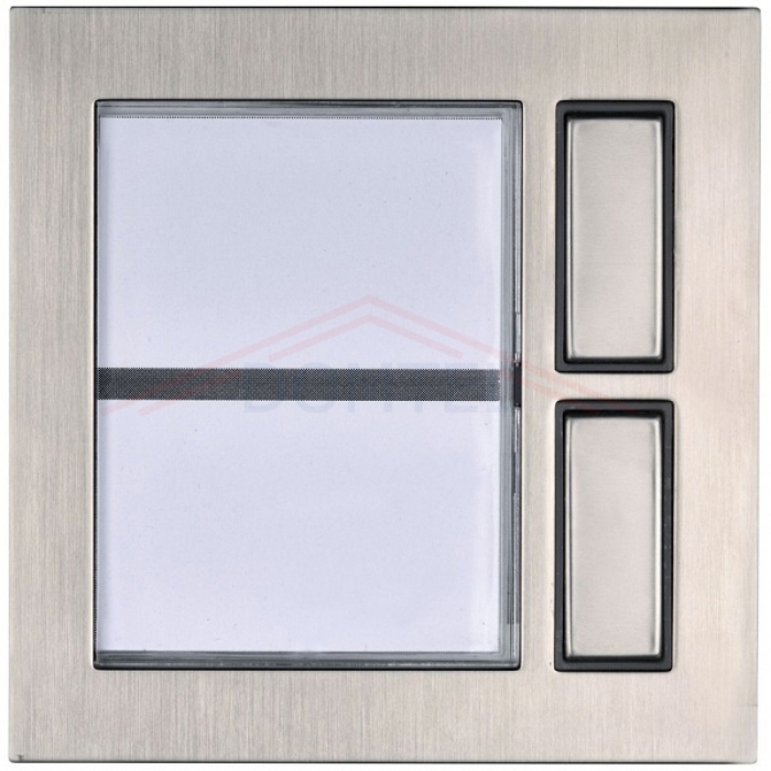 Tlačítka GARANT domácí telefony 2-BUS a videotelefony dvě vyzváněcí tlačítka barva nerez