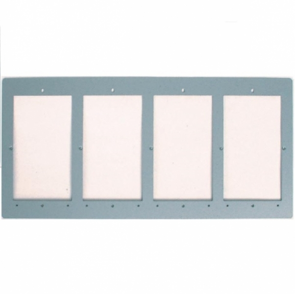 Rámeček krycí TT 94 domovní telefony TESLA 4+n čtyři moduly