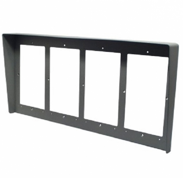 Stříška na krabici montážní pod omítku domovní telefony  TESLA 4+n TT 94 čtyři moduly