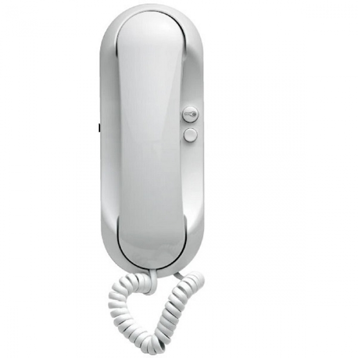 Domácí telefon DT22 ESO TESLA 4+n vyzvánění elektronické s regulací, piezo, volba protistanice, barva bílá