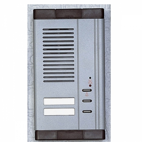 Elektrický vrátný hovorová jednotka domovní telefony TESLA 4+n TT 94 dvě tlačítko