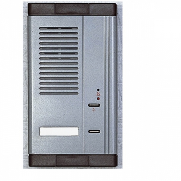 Elektrický vrátný hovorová jednotka domovní telefony TESLA 4+n TT 94 jedno tlačítko