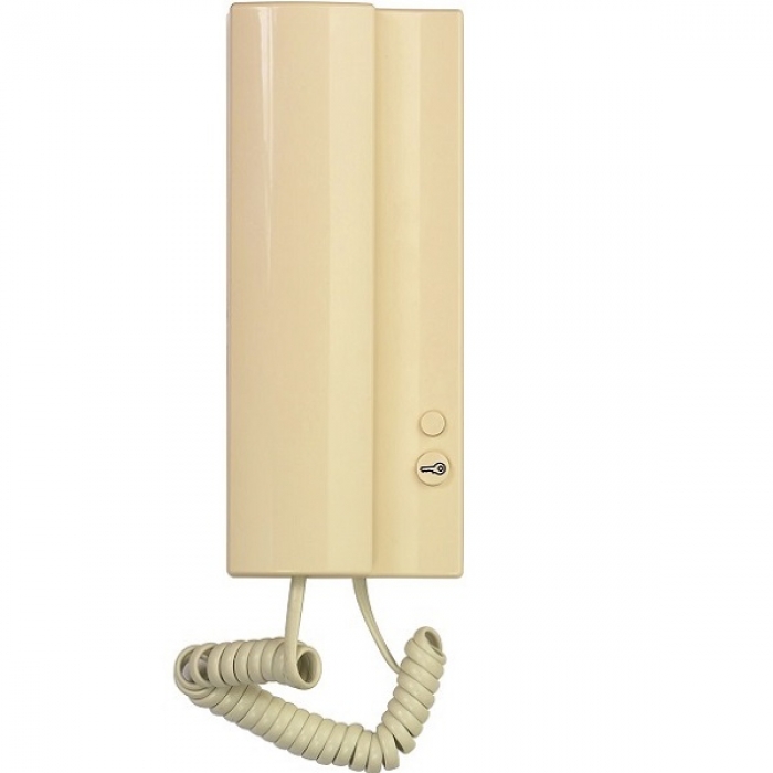 Domácí telefon DT02 ELEGANT TESLA 4+n vyzvánění elektronické, volba protistanice, barva slonová kost