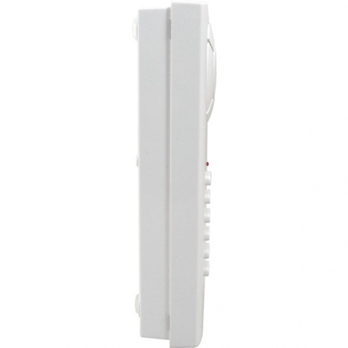 Domovní telefon DT 42 TESLA 2-BUS interkom, regulace hlasitosti vyzvánění a hovoru, signalizační LED, barva bílá