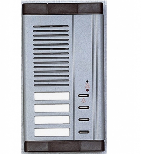 Elektrický vrátný hovorová jednotka domovní telefony TESLA 4+n TT 94 čtyři tlačítka