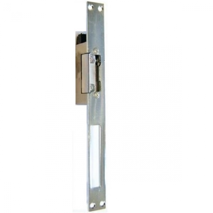 Elektrický zámek otvírač DC 10-12V/230 mA, dlouhá lišta, nastavitelná západka, aretace