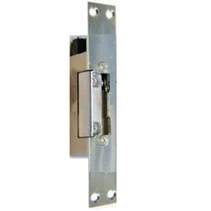 Elektrický zámek otvírač DC 10-12V/230 mA, krátká lišta, nastavitelná západka, aretace