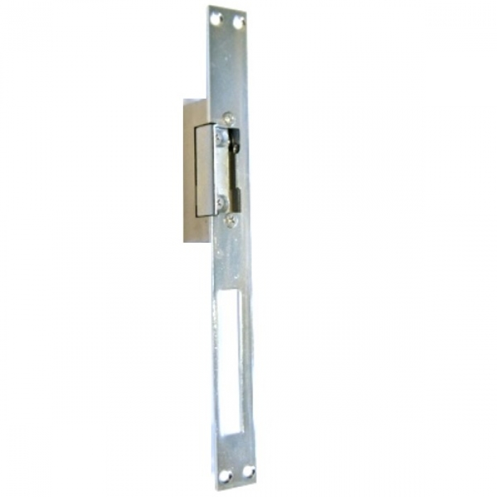 Elektrický zámek otvírač DC 11,5-12,2V/0,17A, dlouhá lišta, nastavitelná západka, aretace, inverzní