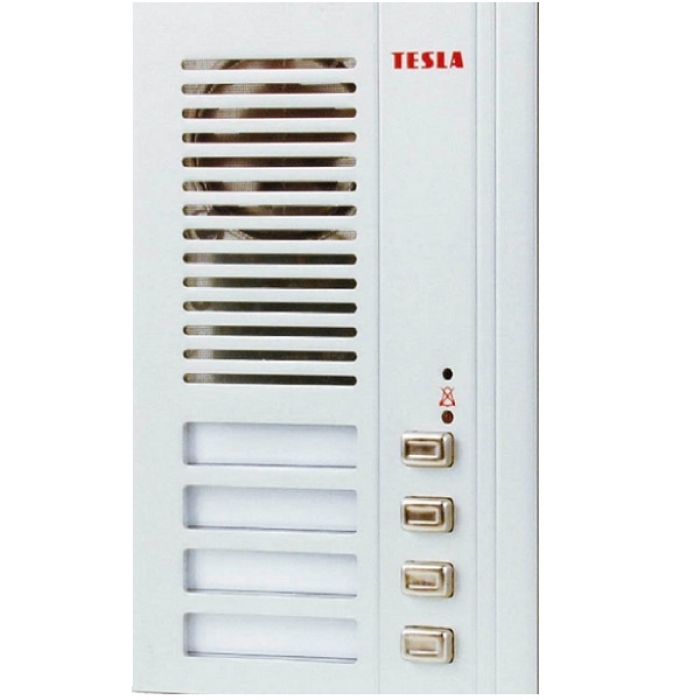 Elektrický vrátný hovorová jednotka domovní telefony TESLA 4+n GUARD čtyři tlačítka