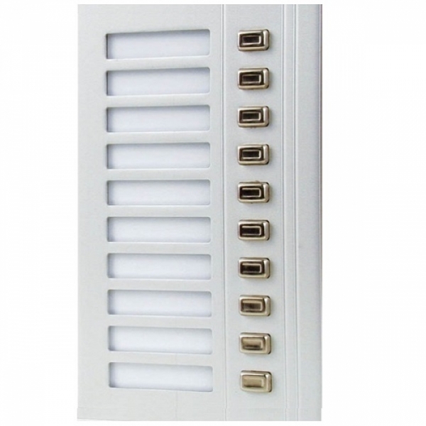 Tlačítka domácí telefony 2-BUS GUARD deset vyzváněcích tlačítek