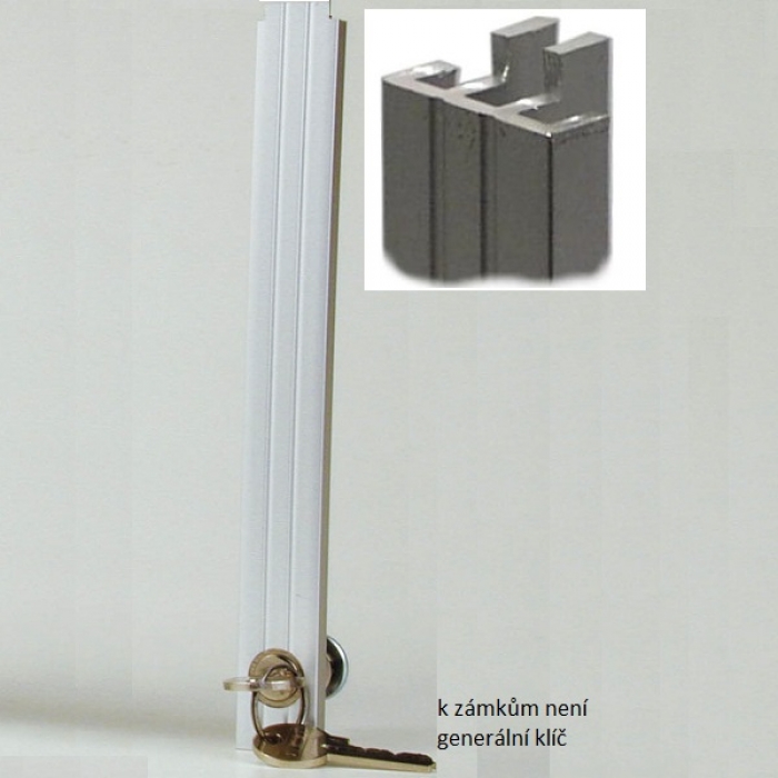 Lišta zámková domovní telefony GUARD