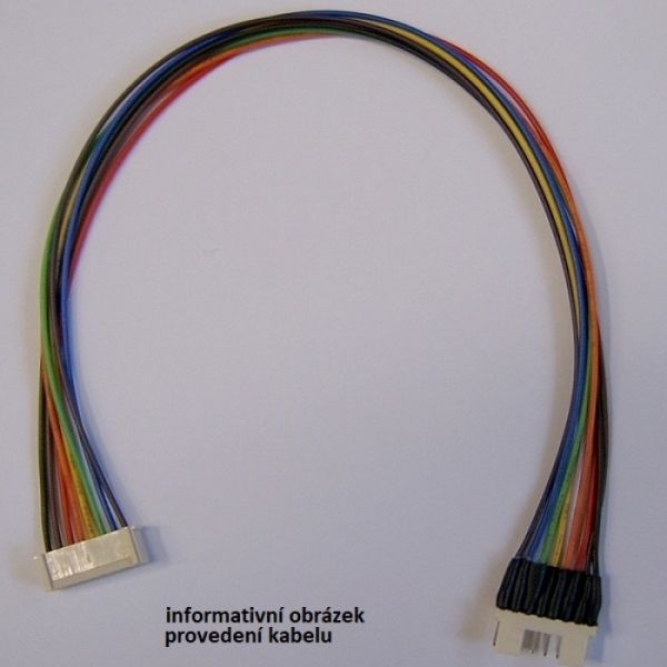 Kabel propojovací KARAT číselnice 25 cm 6 žil telefony 2-BUS a videotelefony