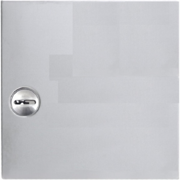 Záslepka domácí telefony zámek barva nerez inox