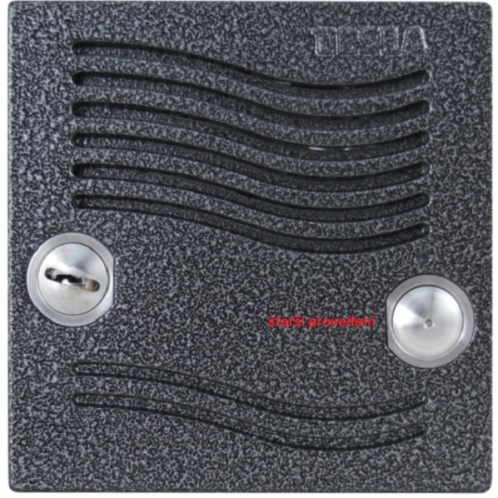 Elektrický videovrátný hovorová jednotka domovní videotelefony bez vyzváněcích tlačítek zámek barva antika stříbrná