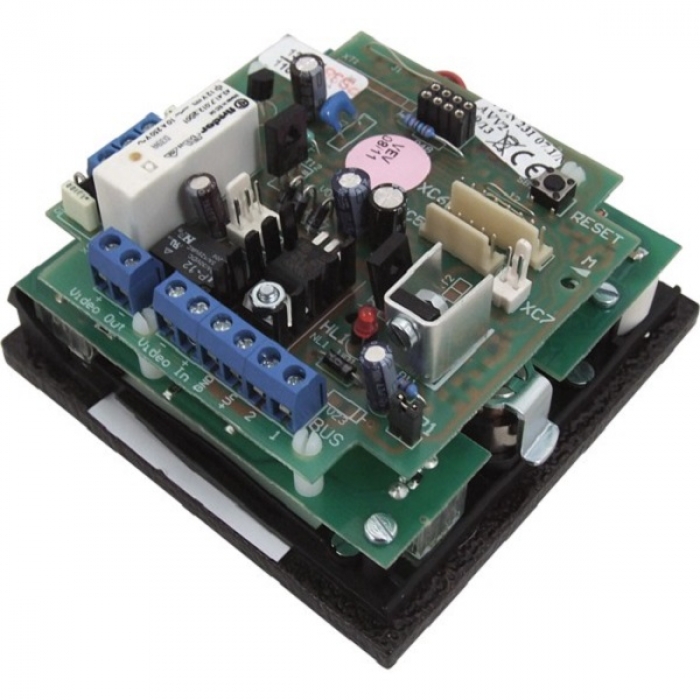 Elektrický videovrátný hovorová jednotka domovní videotelefony dvě vyzváněcí tlačítka zámek barva antika měděná