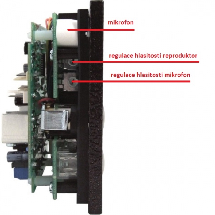 Elektrický videovrátný hovorová jednotka domovní videotelefony dvě vyzváněcí tlačítka zámek barva antika měděná