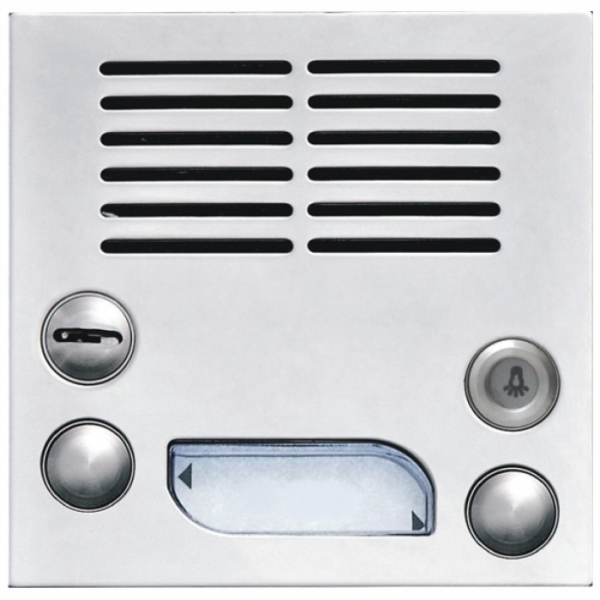 Videovrátný hovorová jednotka domovní videotelefony KARAT dvě vyzváněcí tlačítka,zámek, 2 kamery, barva nerez inox