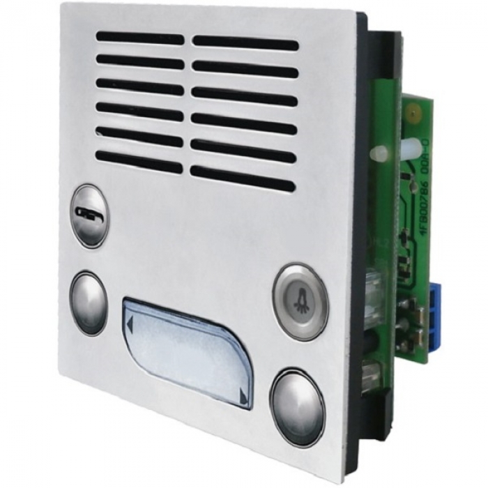 Elektrický videovrátný hovorová jednotka domovní videotelefony dvě vyzváněcí tlačítka zámek barva nerez inox