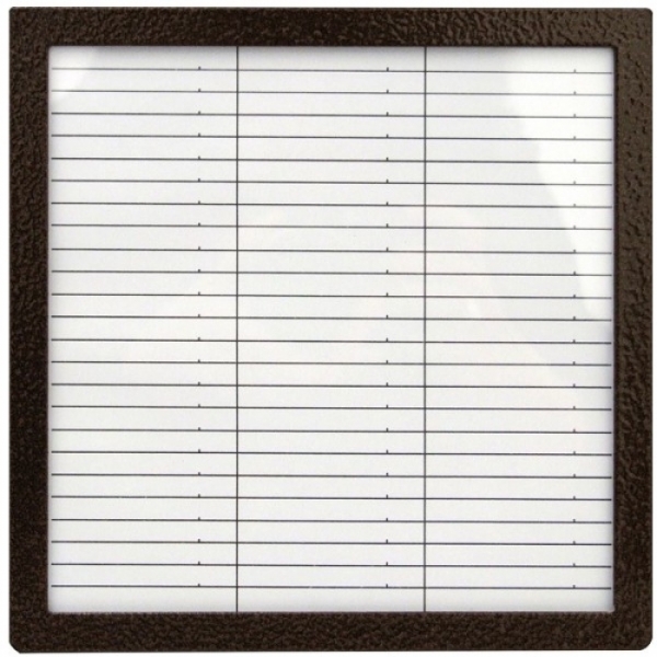 Jmenovník domácí telefony 2-BUS čtyři moduly barva antika měděná