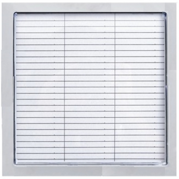 Jmenovník domácí telefony 2-BUS čtyři moduly barva nerez inox