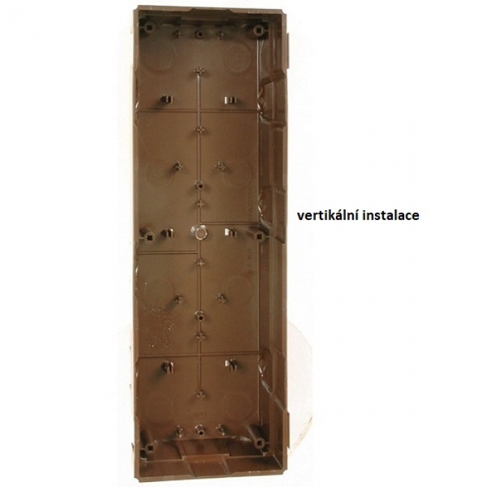 Krabice montážní pod omítku KARAT tři moduly plast