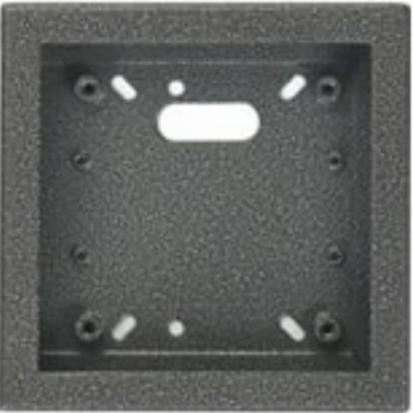 Krabice montážní nad omítku KARAT jeden modul vertikální barva antika stříbrná