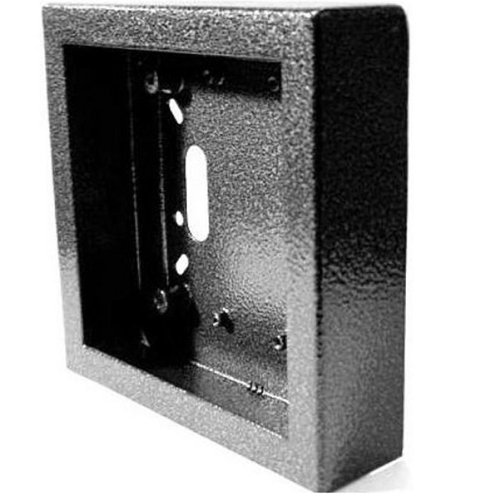 Krabice montážní nad omítku KARAT jeden modul vertikální barva antika stříbrná