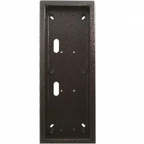 Krabice montážní nad omítku KARAT tři moduly, vertikální, barva antika měděná