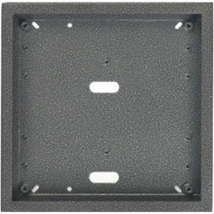 Krabice montážní nad omítku KARAT čtyři moduly vertikální barva antika stříbrná