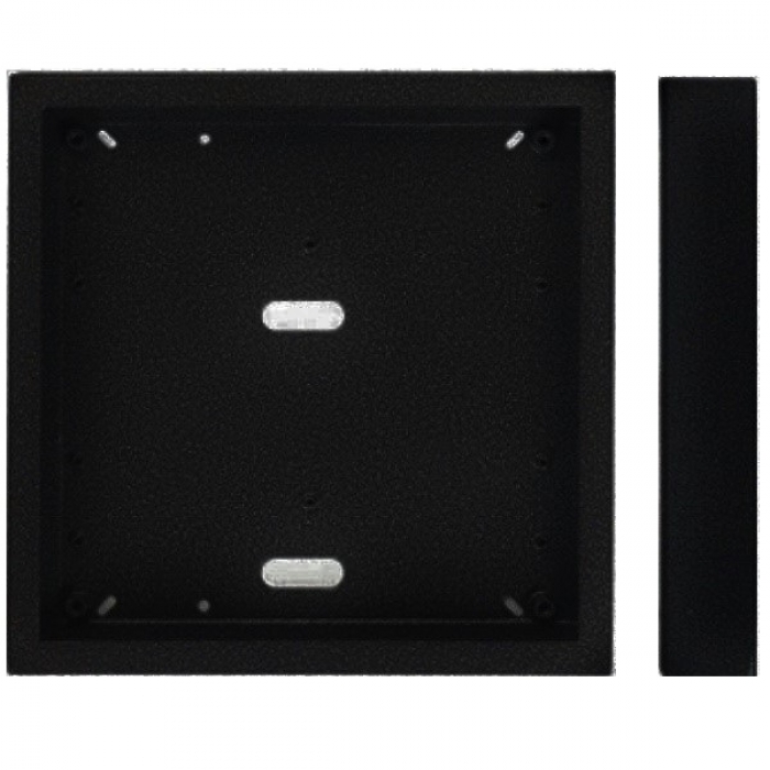 Krabice montážní nad omítku KARAT čtyři moduly vertikální barva černá
