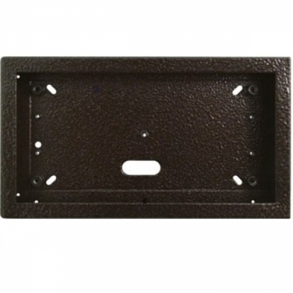 Krabice montážní nad omítku KARAT dva moduly horizontální barva antika měděná