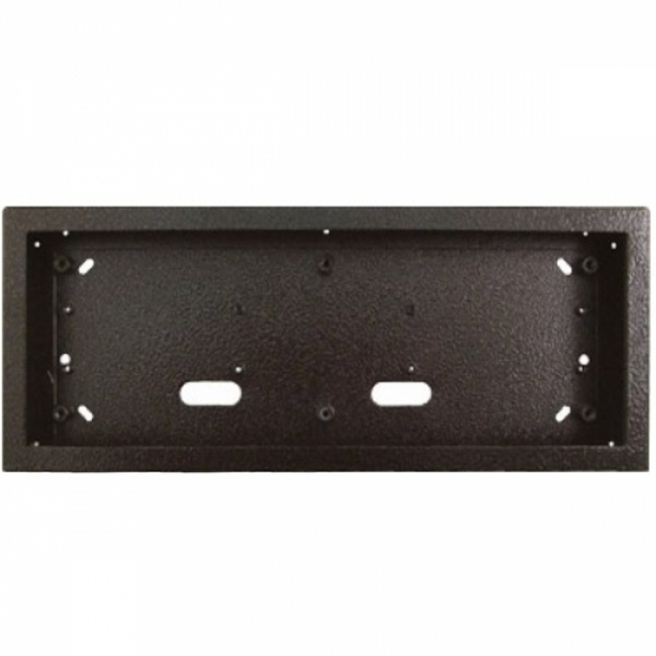 Krabice montážní nad omítku KARAT tři moduly horizontální barva antika měděná