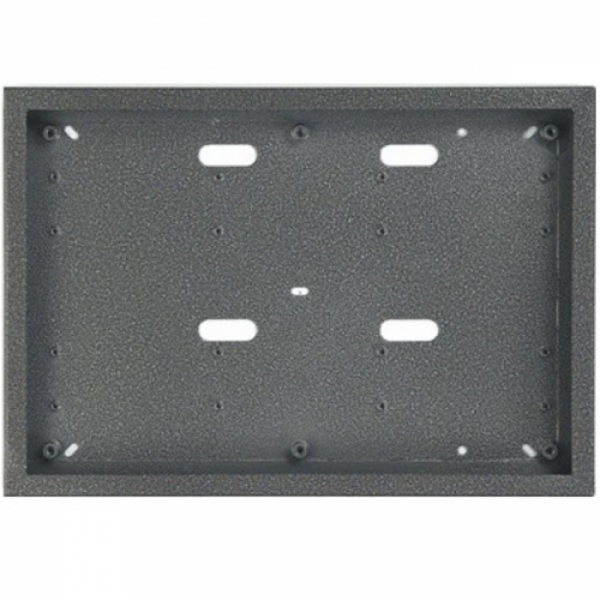 Krabice montážní nad omítku KARAT šest modulů horizontální barva antika stříbrná