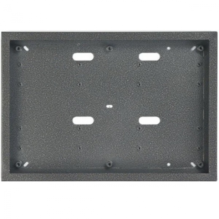 Krabice montážní nad omítku KARAT šest modulů horizontální barva antika stříbrná